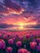11.8"x15.7" 5D Tulip Flower Diamond Painting Kit for Adults – DIY Full Drill Gem Art, Beginner-Friendly Wall Decor & Craft